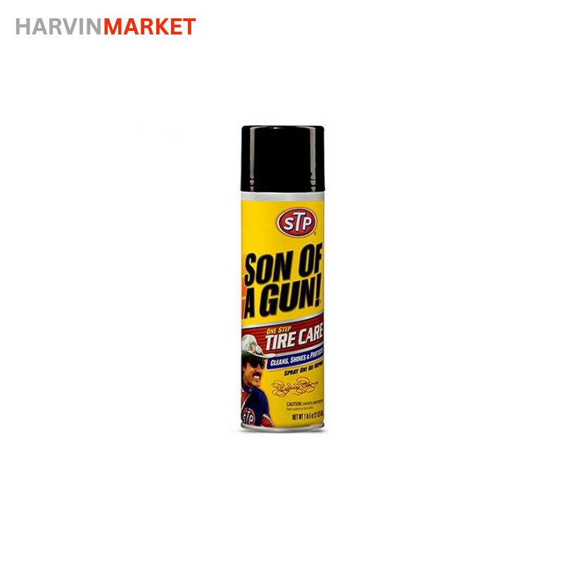 اسپری تمیز کننده لاستیک خودرو اس تی پی مدل Son of a Gun