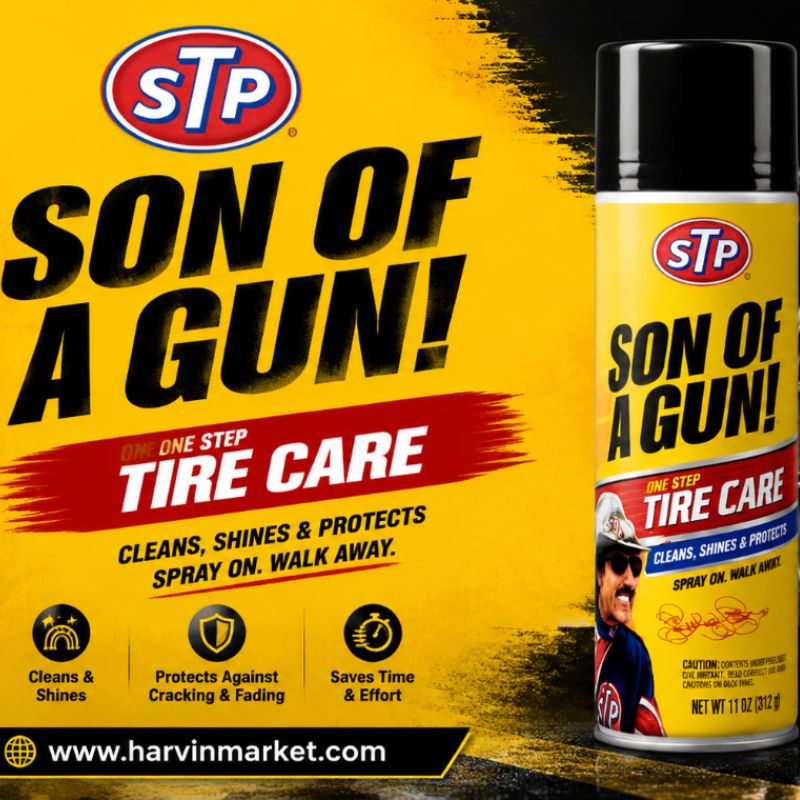 اسپری تمیز کننده لاستیک خودرو اس تی پی مدل Son of a Gun