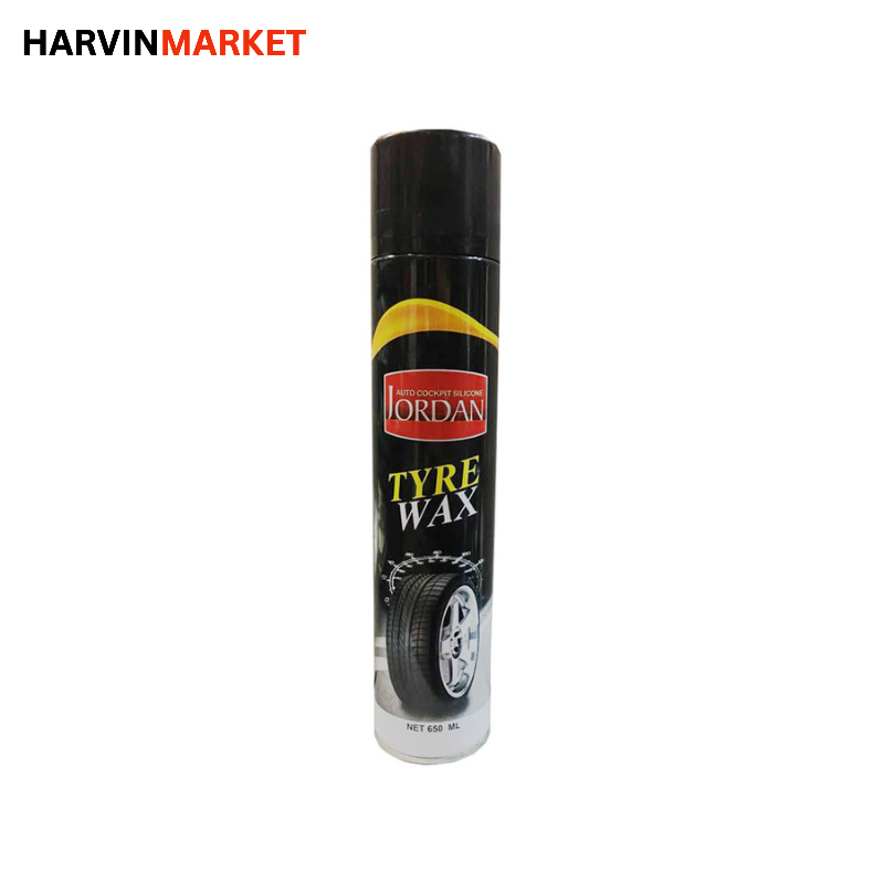 اسپری تمیز کننده لاستیک خودرو جردن مدل P1000 حجم 650 میلی لیتر