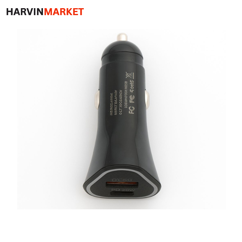 شارژر فندکی فست شارژ مدل WKN_705 دو پورت