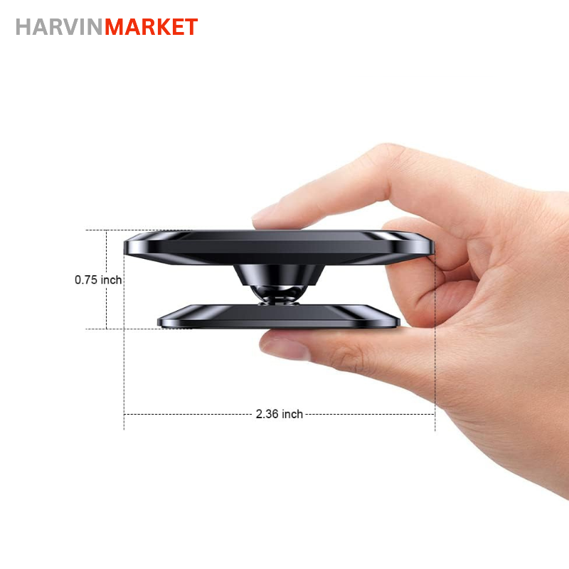 پایه نگهدارنده گوشی موبایل مدل مگنتی 360 درجه