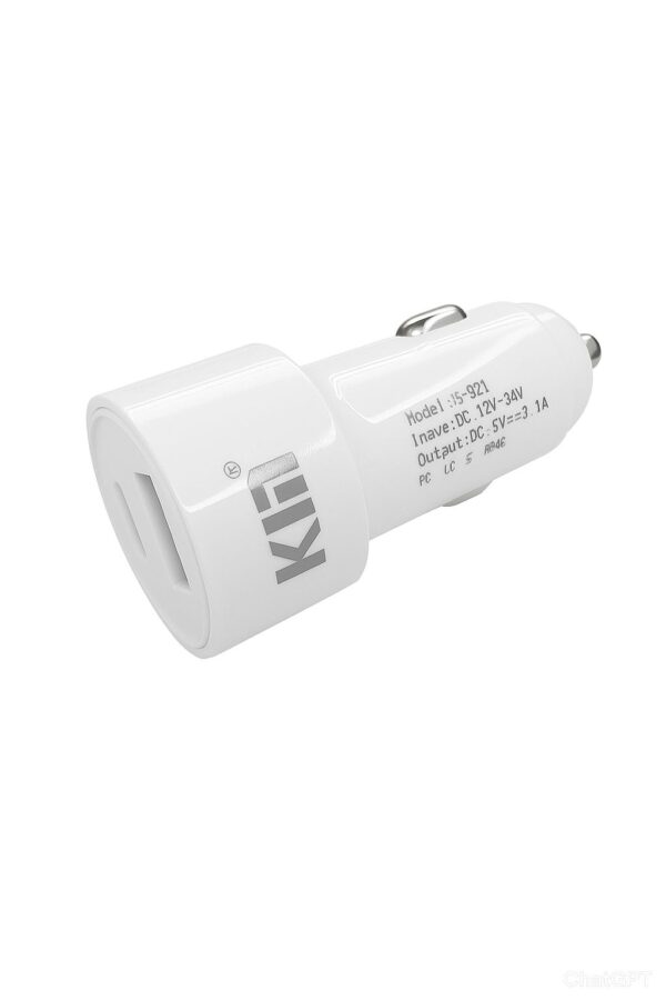 شارژر فندکی فست شارژ مدل K-C21 دو پورت