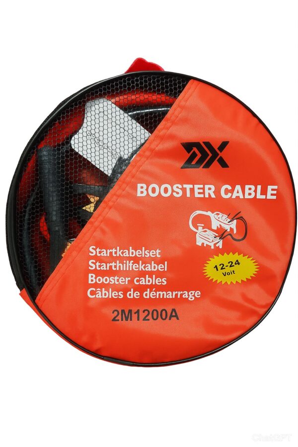 کابل باتری به باتری (Booster Cable / Jump Starter Cable) مدل DK