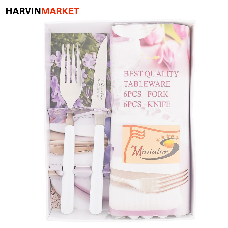 ست کارد و چنگال 12 پارچه برند مینیافور