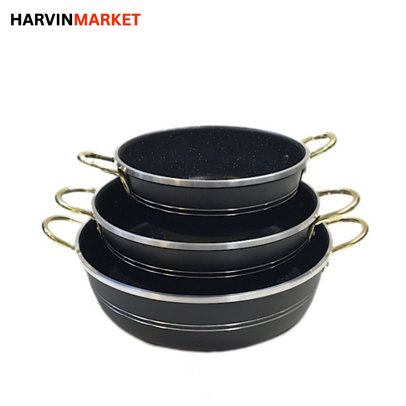 سرویس تابه 3 پارچه پرتو کف زنبوری