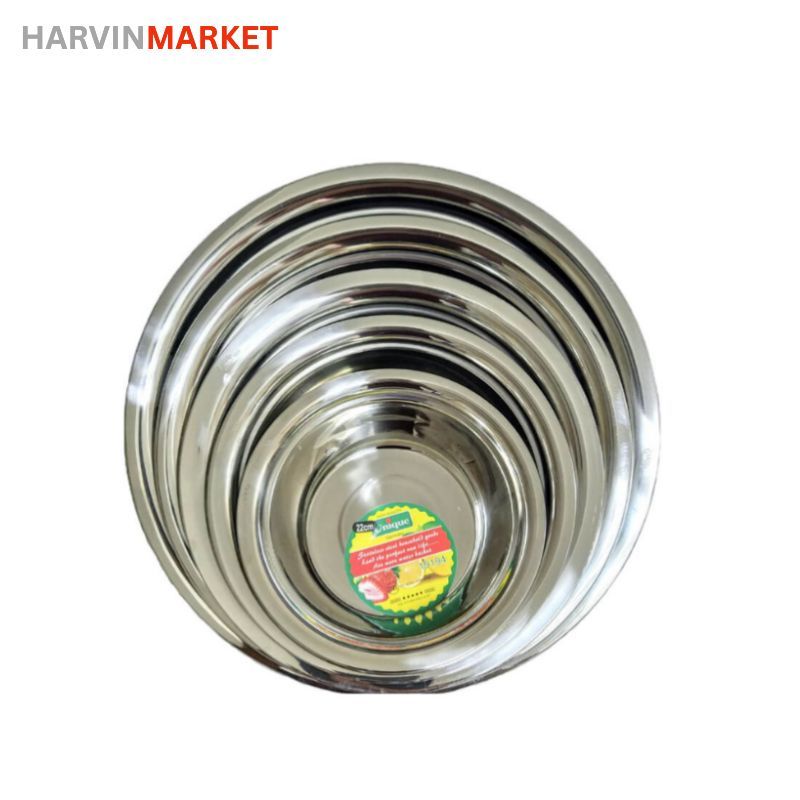 لگن استیل ضد زنگ مجموعه 5 عددی برند یونیک مدل 0088