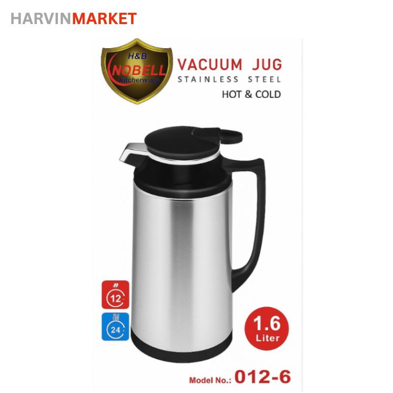 فلاسک استیل وکیوم 1.6 لیتری NOBELL Kitchenware مدل 6-012