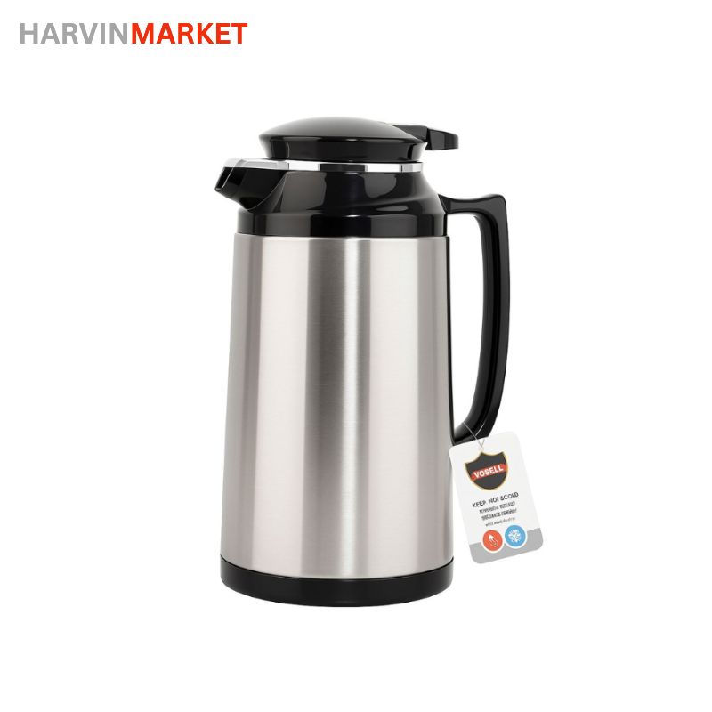 فلاسک استیل وکیوم (Vacuum Jug) از برند 1 لیتری NOBELL Kitchenware مدل 012-1