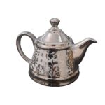 قوری چینی آبکاری شده مدل 0036