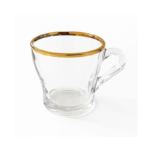 لیوان بلینک مکس بلوری دور طلایی