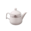 قوری چینی (Teapot) سفید لعاب دار مدل 0035 برند چینی پارس