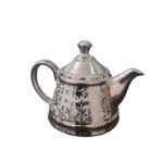 قوری چینی آبکاری شده مدل 0036
