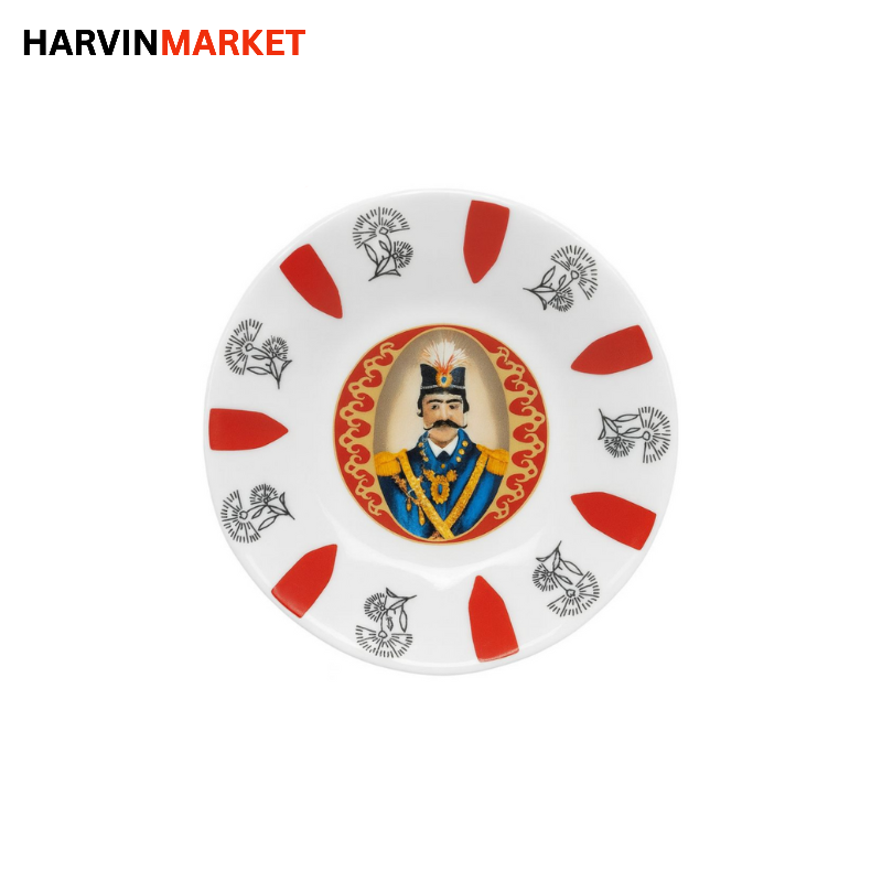 نعلبکی مرجان مدل محرمات طرح قاجاری