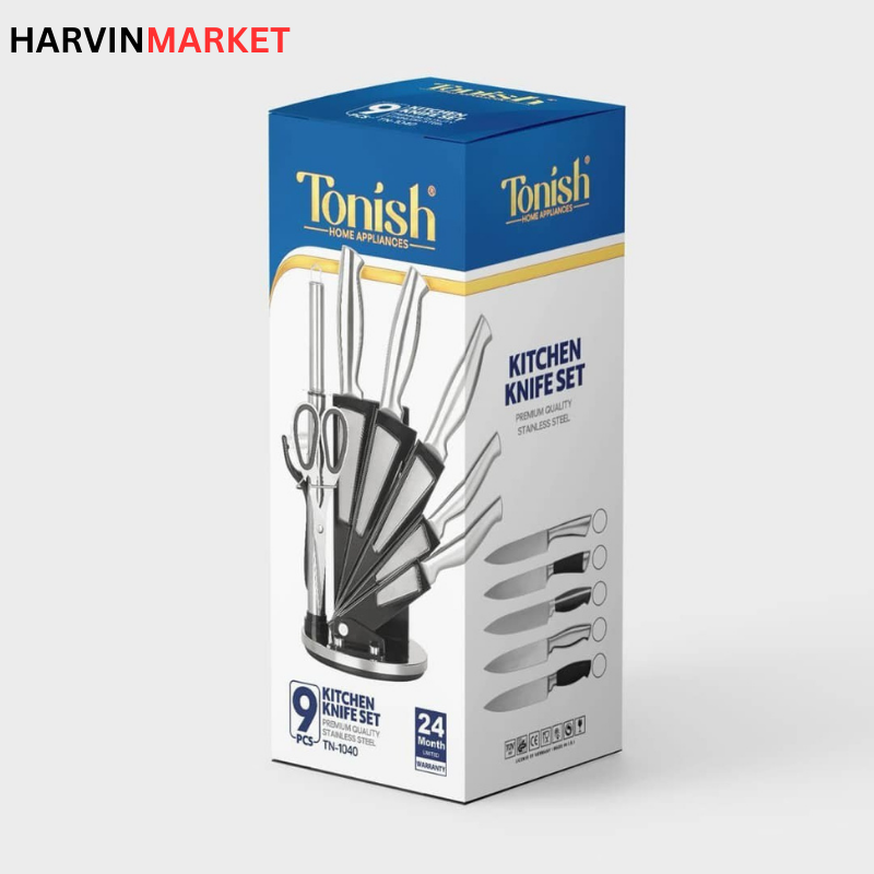ست چاقو 9 پارچه برند تونیش