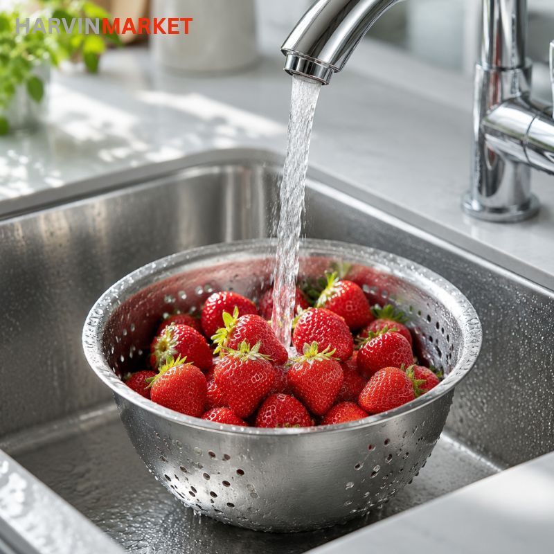 صافی ظرفشویی و سینک کاسه ای استیل