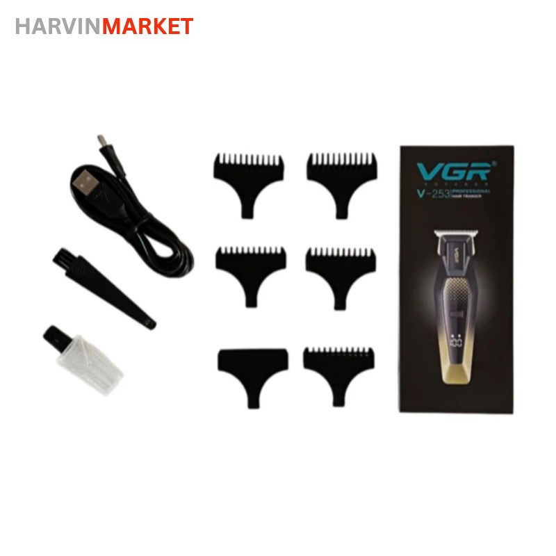ماشین اصلاح موی سر و صورت شارژی وی جی ار مدل V-253