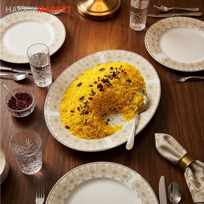 دیس بیضی پلوخوری آرکوپال پارس اوپال طرح آنیتا | شیک و کاربردی
