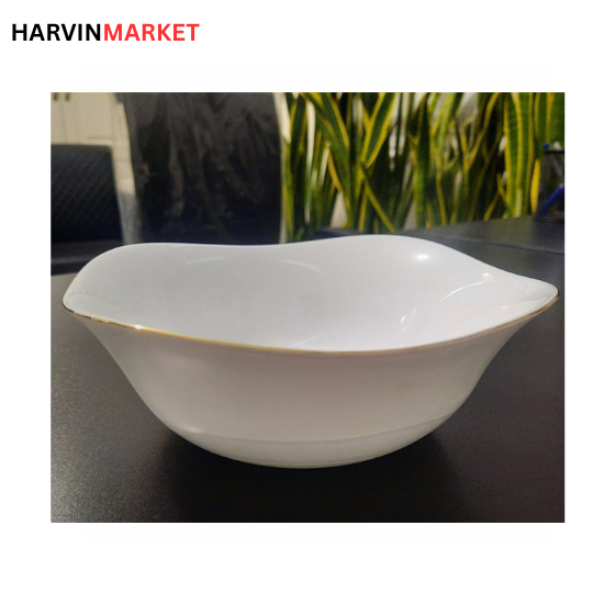 کاسه چینی دور طلائی بسته 6 عددی