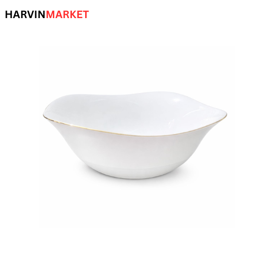 کاسه چینی دور طلائی بسته 6 عددی