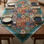 رومیزی طرح سنتی دو رو کد 25670