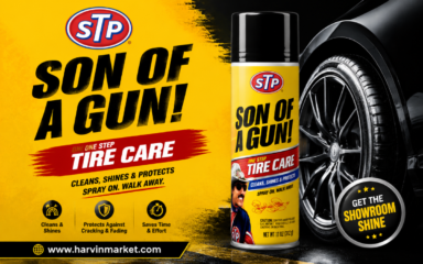 اسپری تمیز کننده لاستیک خودرو اس تی پی مدل Son of a Gun