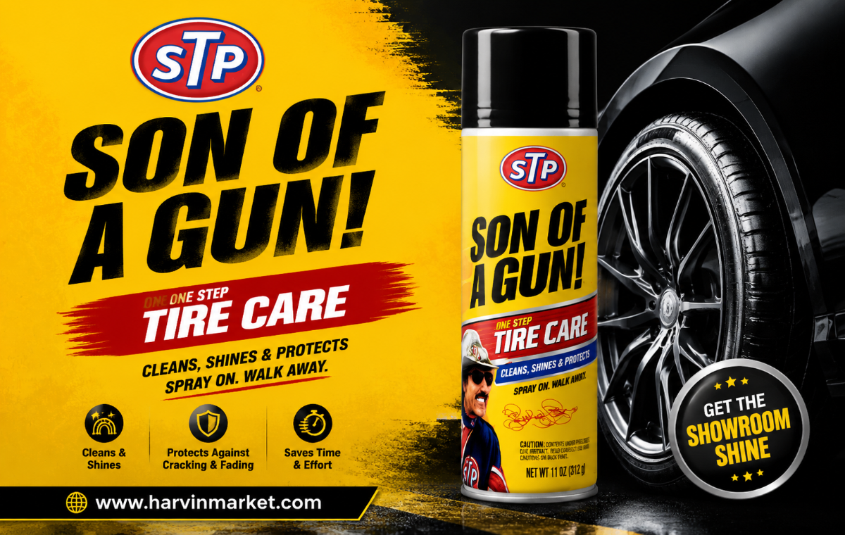 اسپری تمیز کننده لاستیک خودرو اس تی پی مدل Son of a Gun