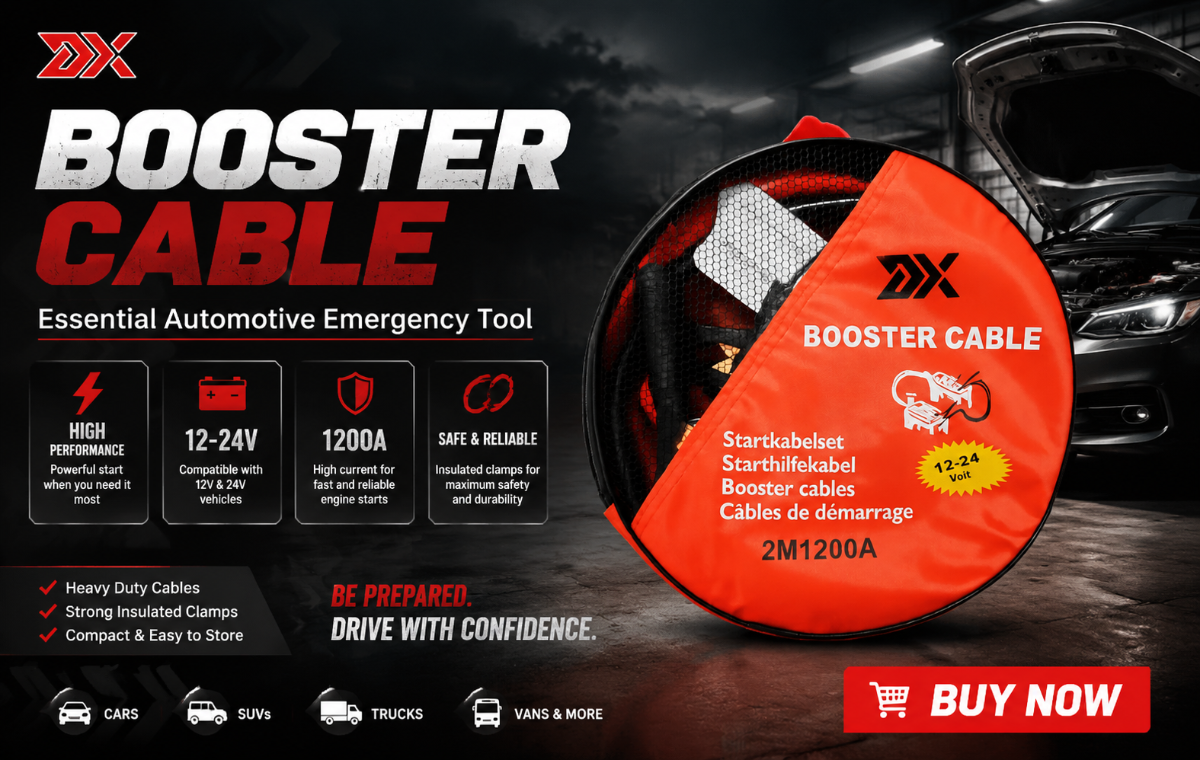 کابل باتری به باتری (Booster Cable / Jump Starter Cable) مدل DK