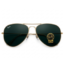 عینک آفتابی مردانه ری‌بن (Ray-Ban) مدل خلبانی - فریم طلایی و لنز G-15 مشکی