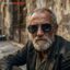 عینک آفتابی مردانه پلاریزه مدل شش‌ضلعی فریم سرمه‌ای و لنز دودی