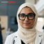 عینک طبی زنانه و مردانه شفاف با فرم مشکی مدل مربعی