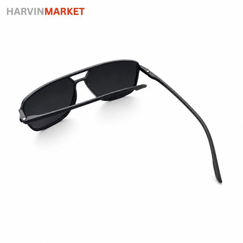 عینک آفتابی مردانه پلاریزه مشکی مدل اسپرت با محافظت UV400