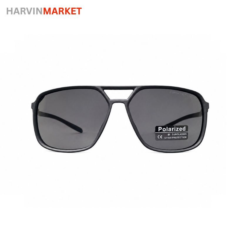 عینک آفتابی مردانه پلاریزه مشکی مدل اسپرت با محافظت UV400