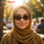عینک زنانه طرح لاک‌پشتی مدل بیضی کلاسیک با شیشه قهوه‌ای