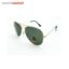 عینک آفتابی مردانه ری‌بن (Ray-Ban) مدل خلبانی – فریم طلایی و لنز G-15 سبز