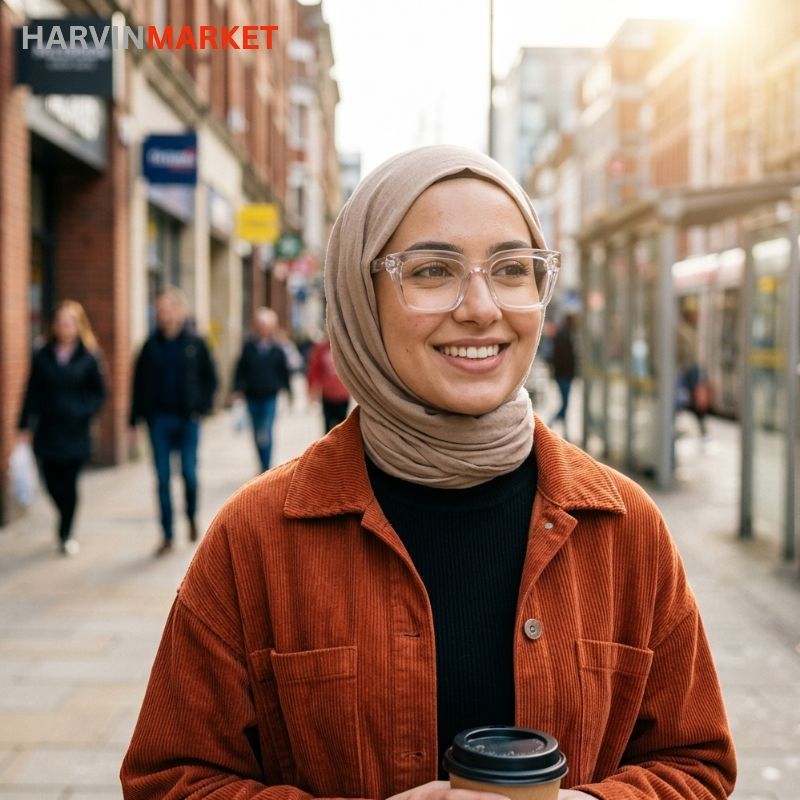 طبی زنانه و مردانه شفاف مدل مربعی