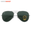 عینک آفتابی مردانه ری‌بن (Ray-Ban) مدل خلبانی – فریم نقره ای و لنز G-15 دودی