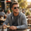 عینک آفتابی مردانه ری‌بن (Ray-Ban) مدل خلبانی – فریم نقره ای و لنز G-15 دودی