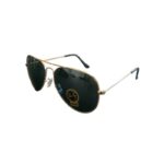 عینک آفتابی مردانه ری‌بن (Ray-Ban) مدل خلبانی - فریم طلایی و لنز G-15 مشکی