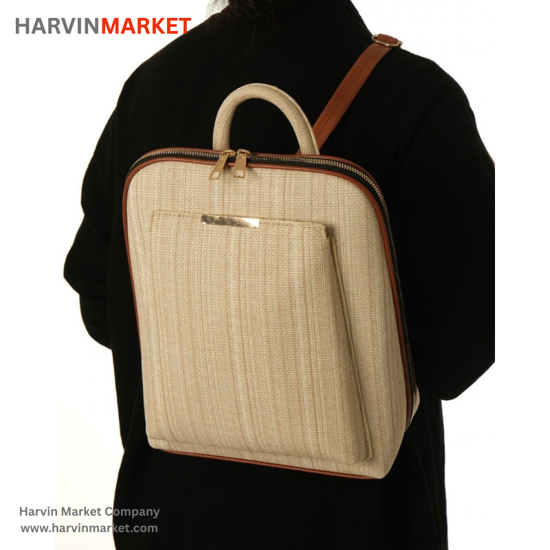 کیف کوله ای زنانه طرح زه دار